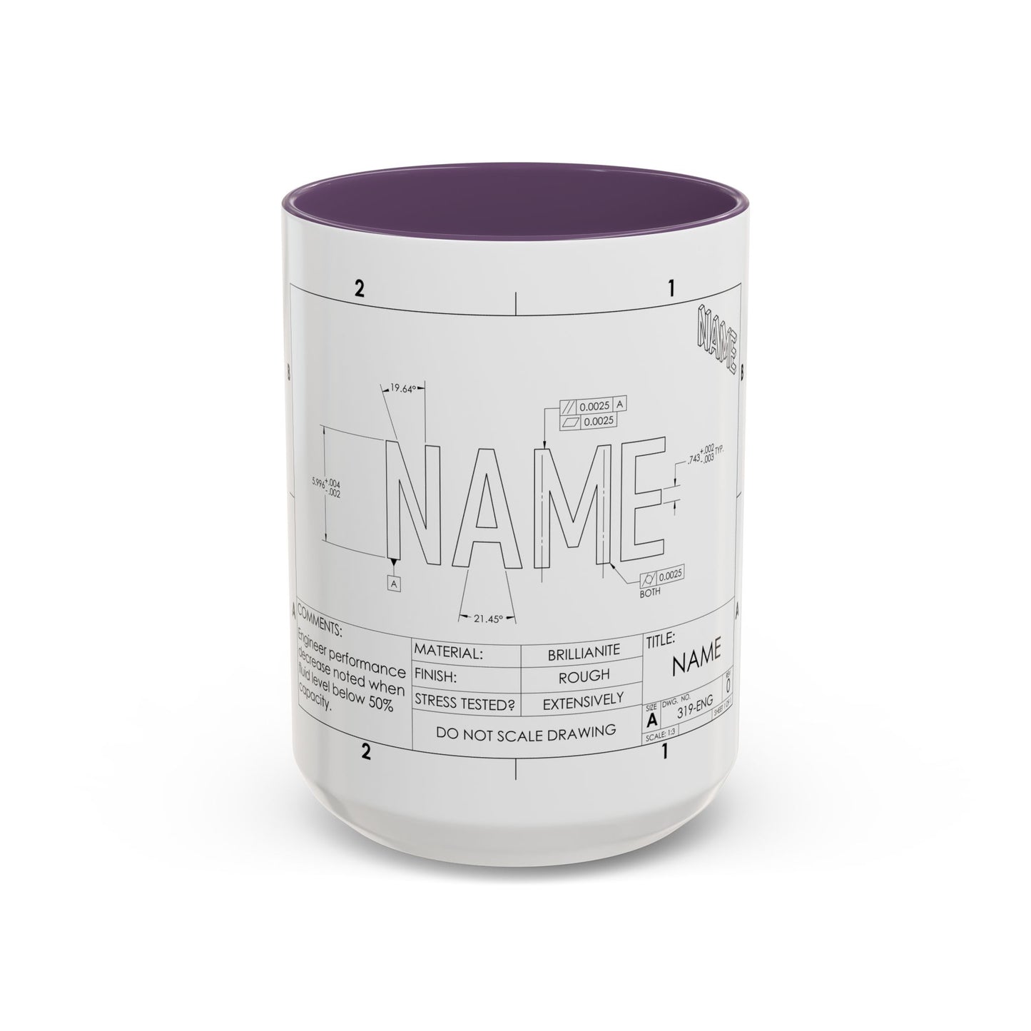 Personalized Engineering Coffee Mug