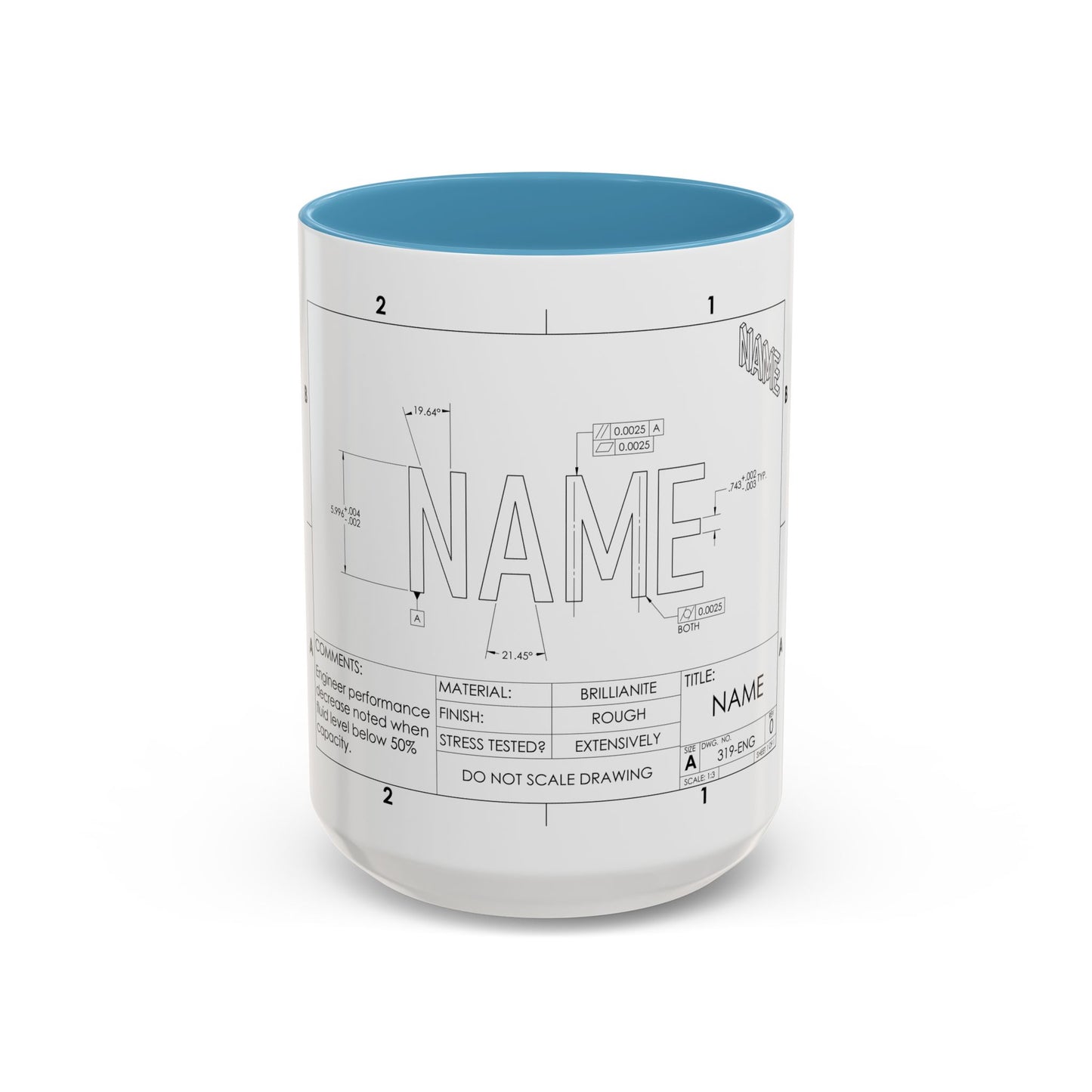 Personalized Engineering Coffee Mug