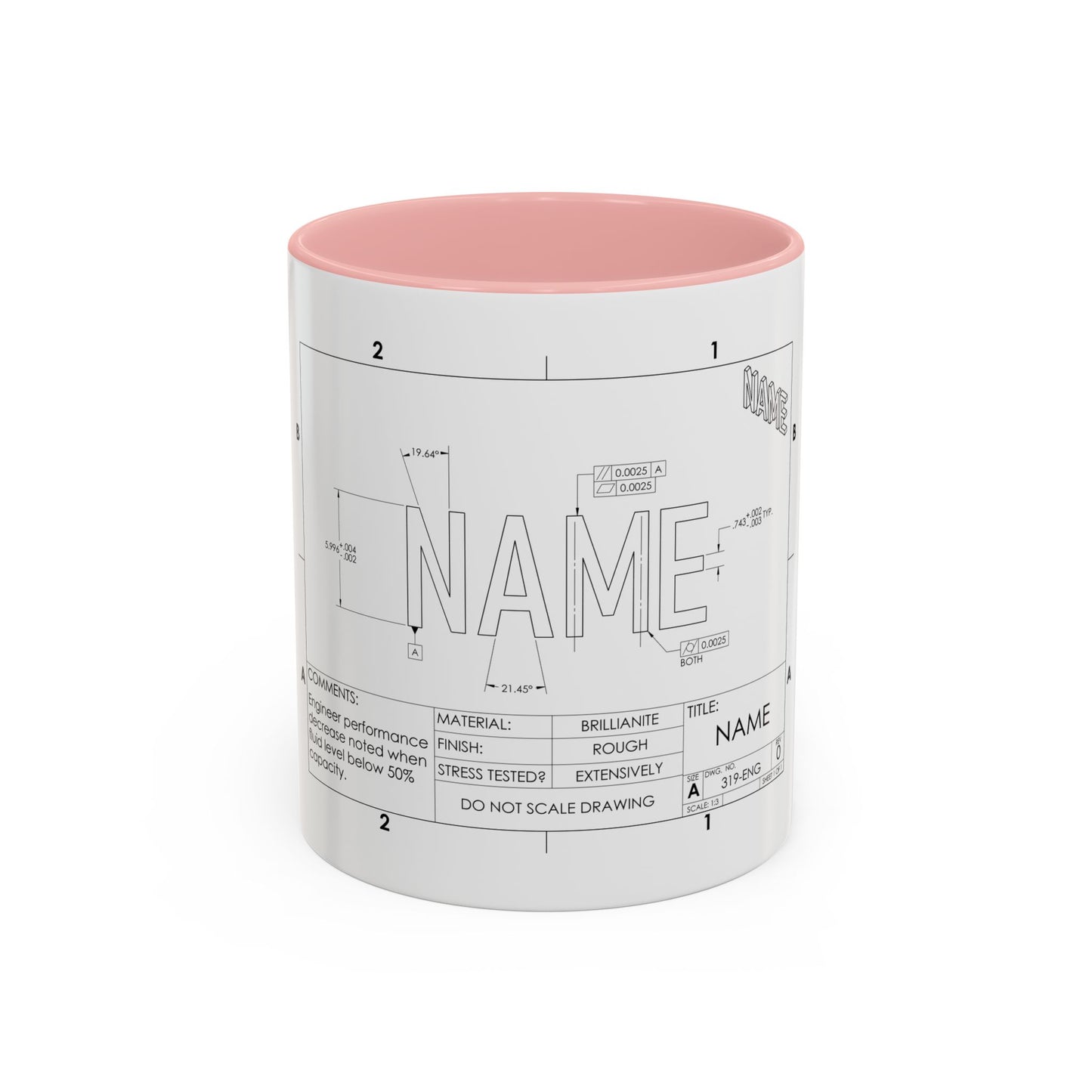 Personalized Engineering Coffee Mug