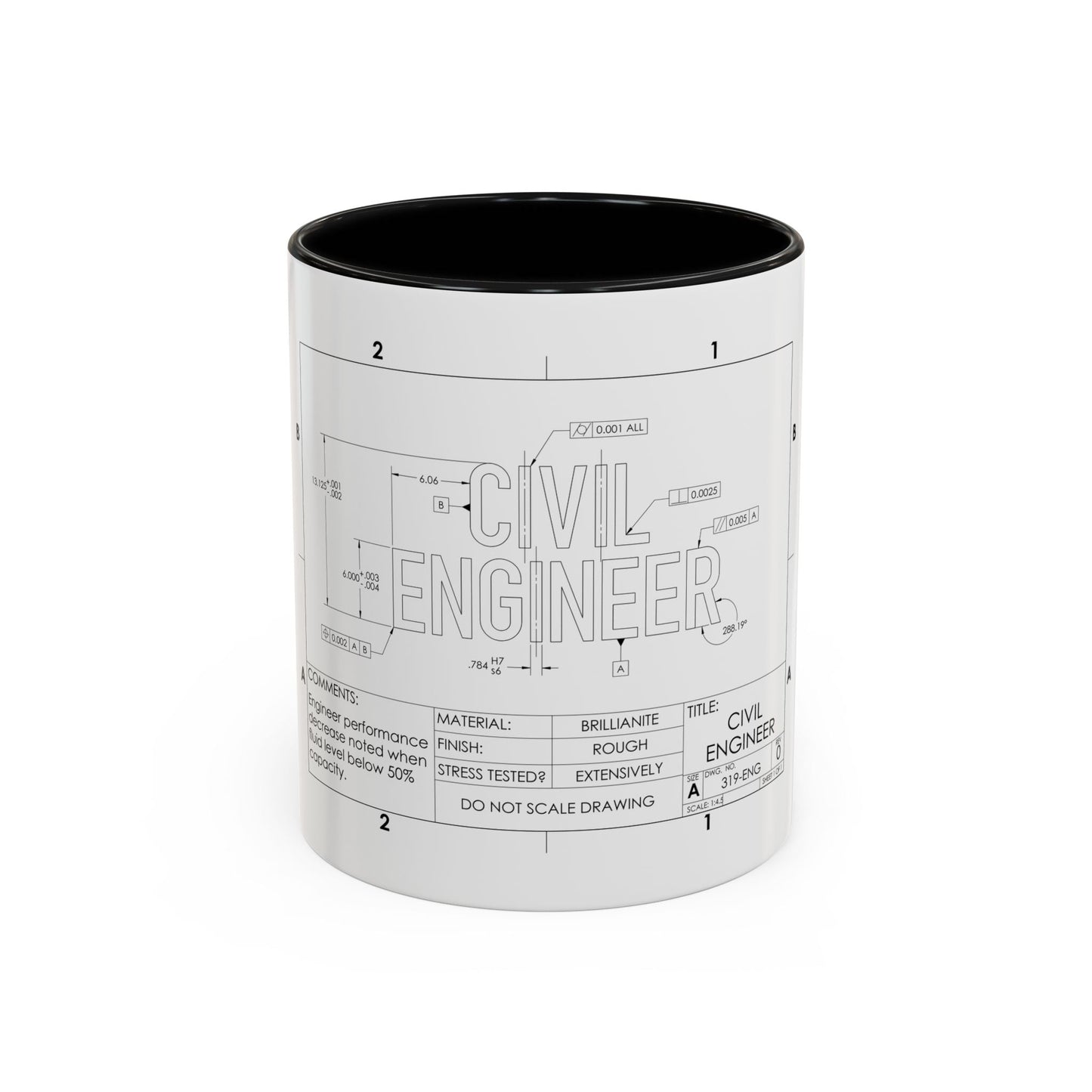 Pre-Made Professional Engineering Coffee Mugs