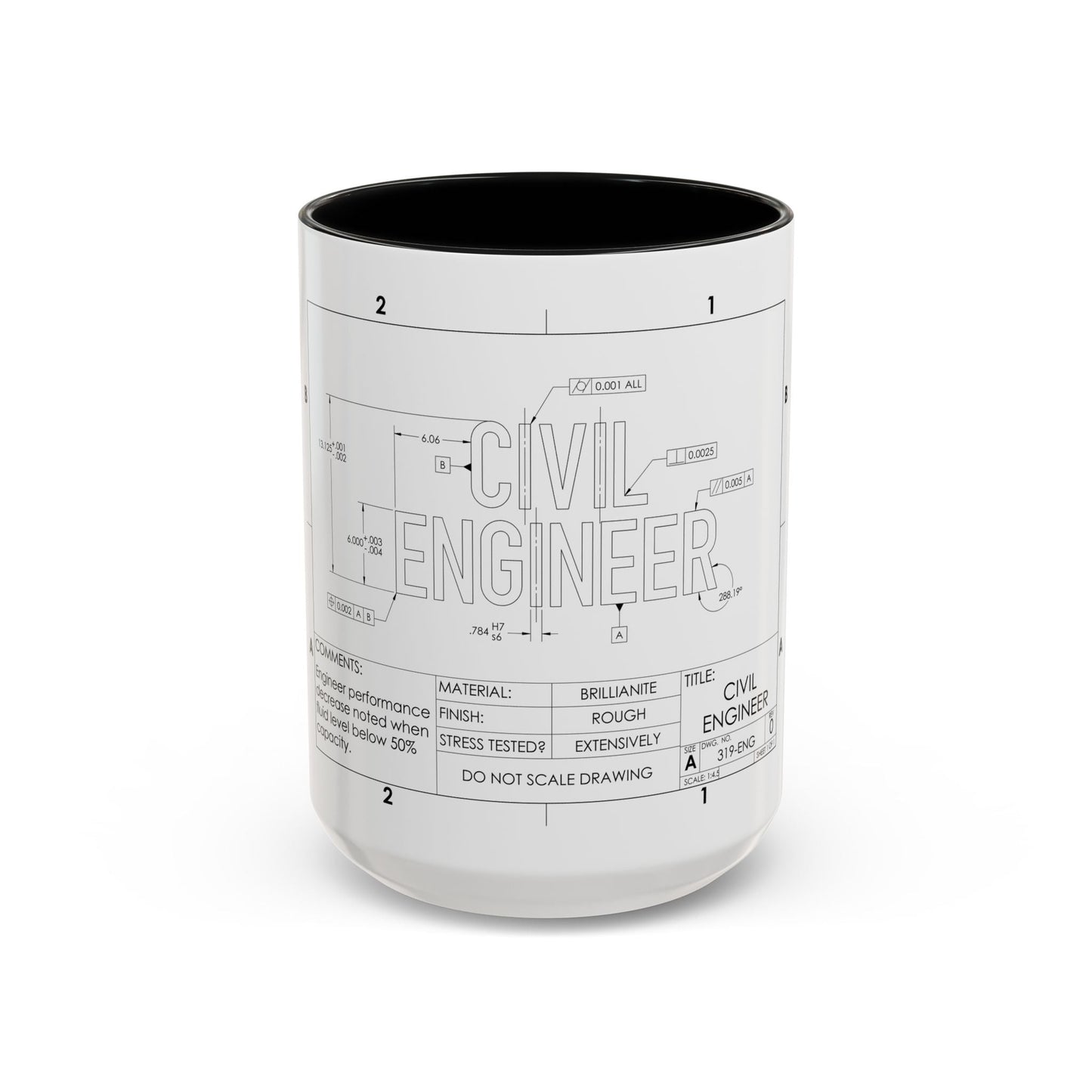 Pre-Made Professional Engineering Coffee Mugs