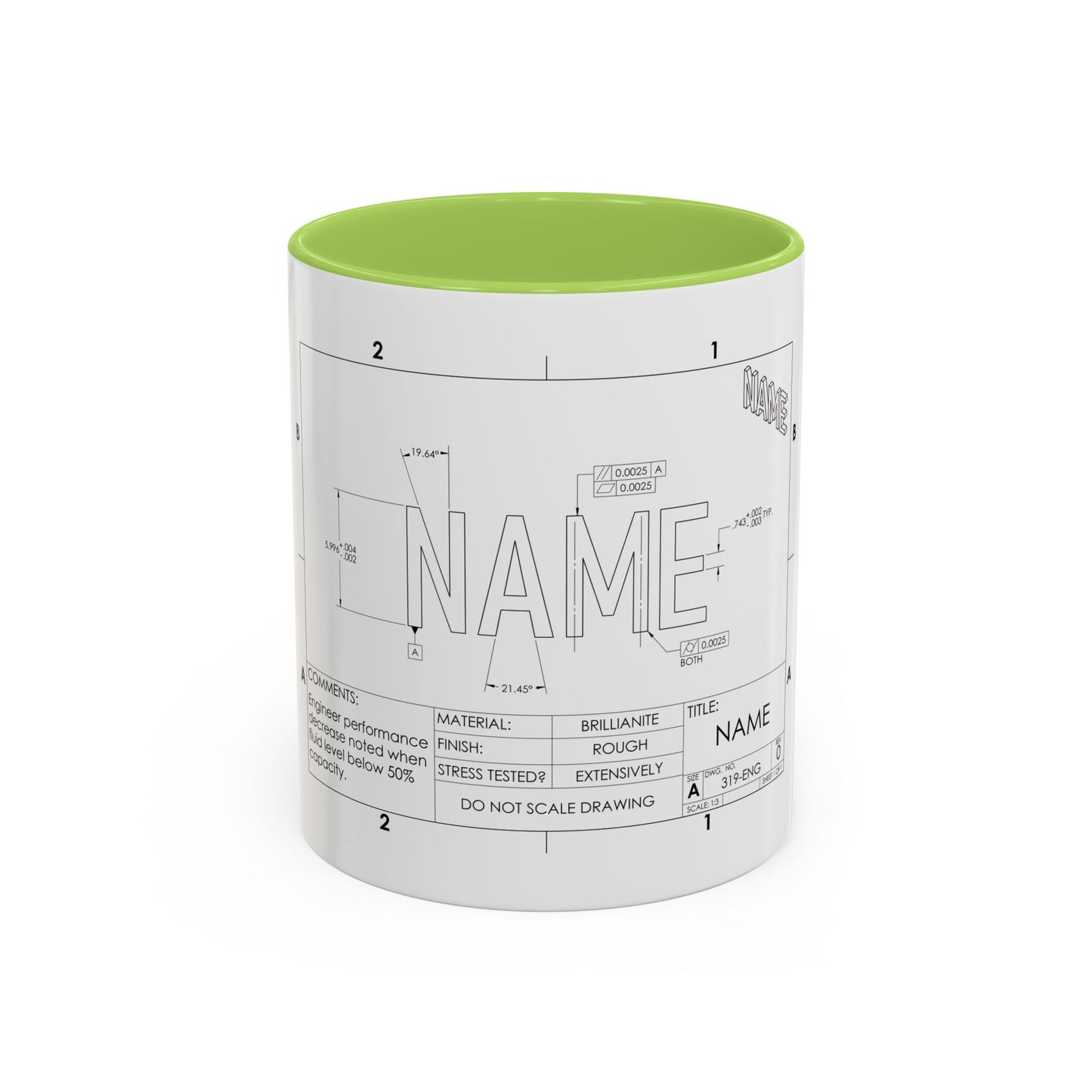 Personalized Engineering Coffee Mug