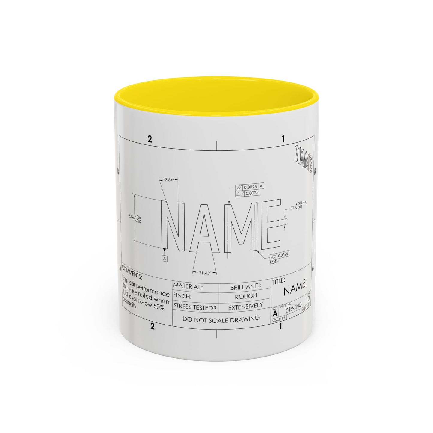 Personalized Engineering Coffee Mug