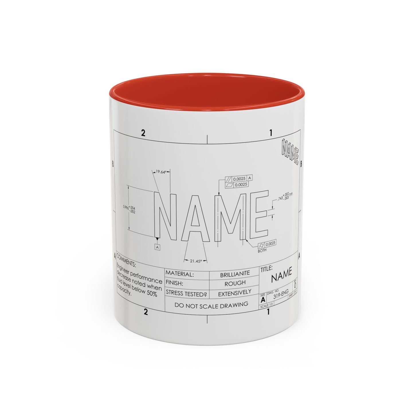 Personalized Engineering Coffee Mug
