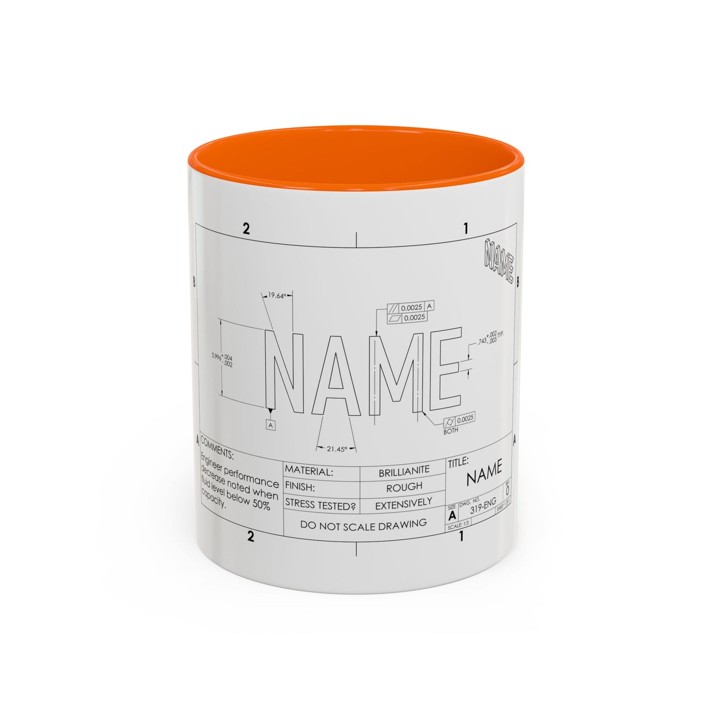 Personalized Engineering Coffee Mug