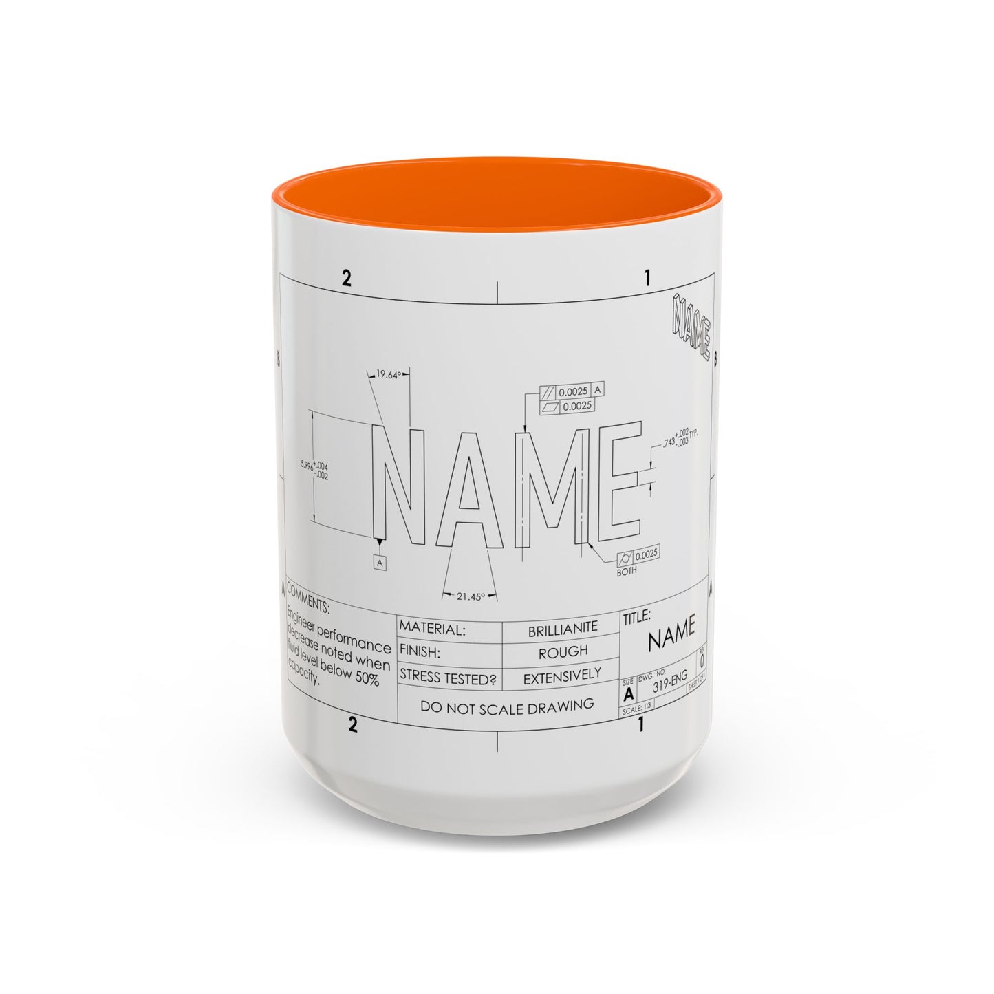 Personalized Engineering Coffee Mug