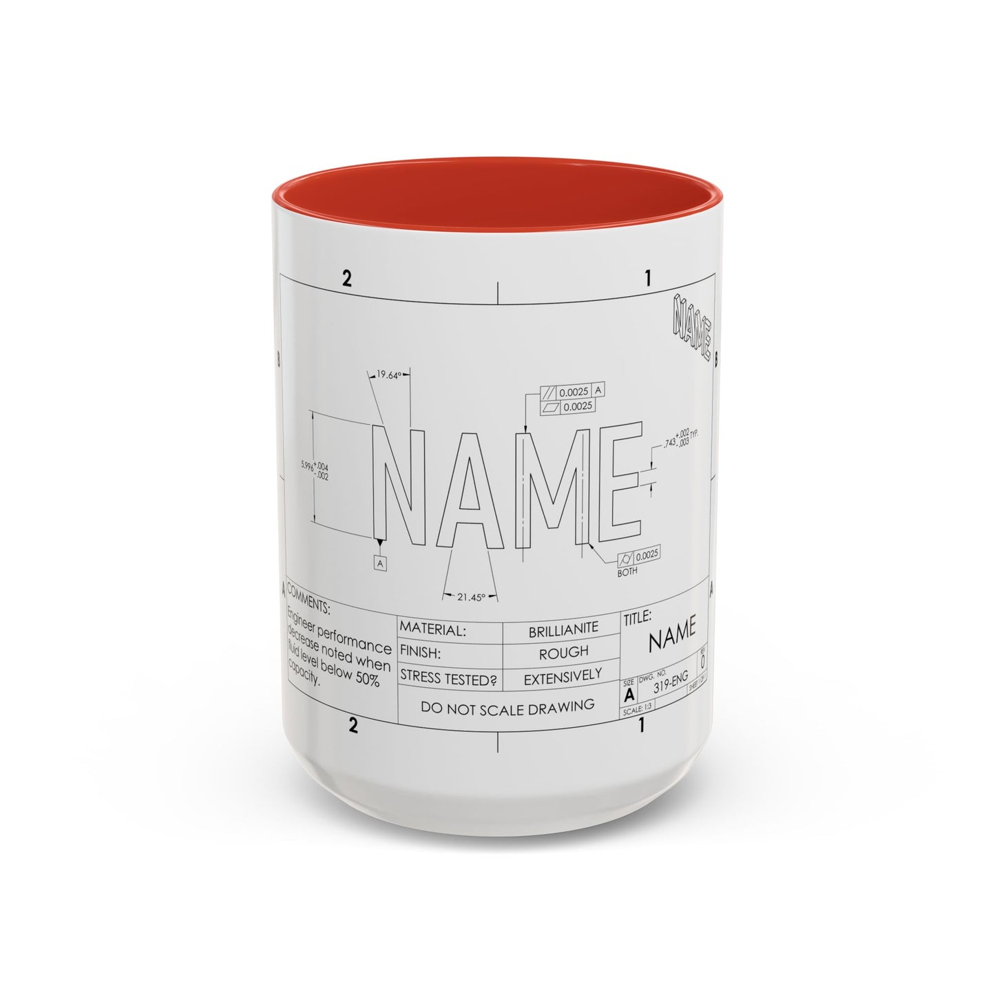Personalized Engineering Coffee Mug