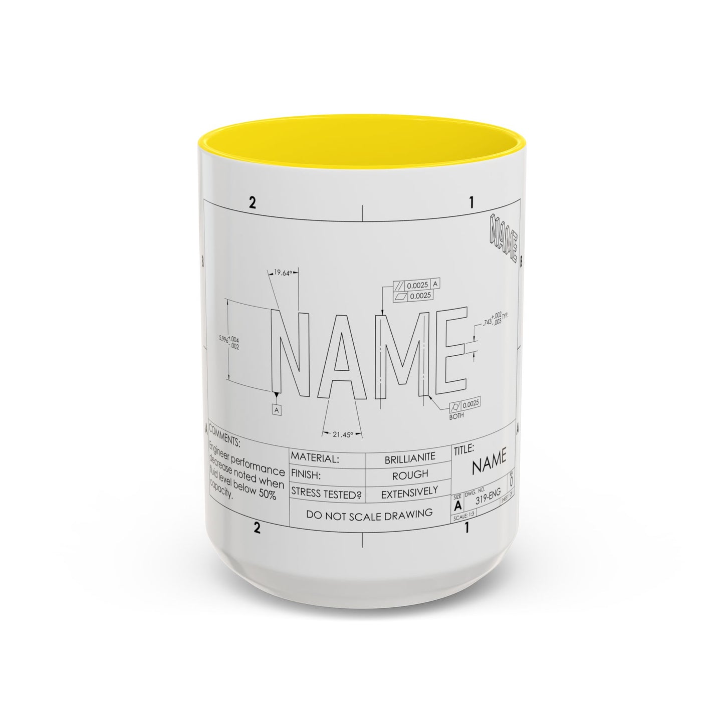Personalized Engineering Coffee Mug