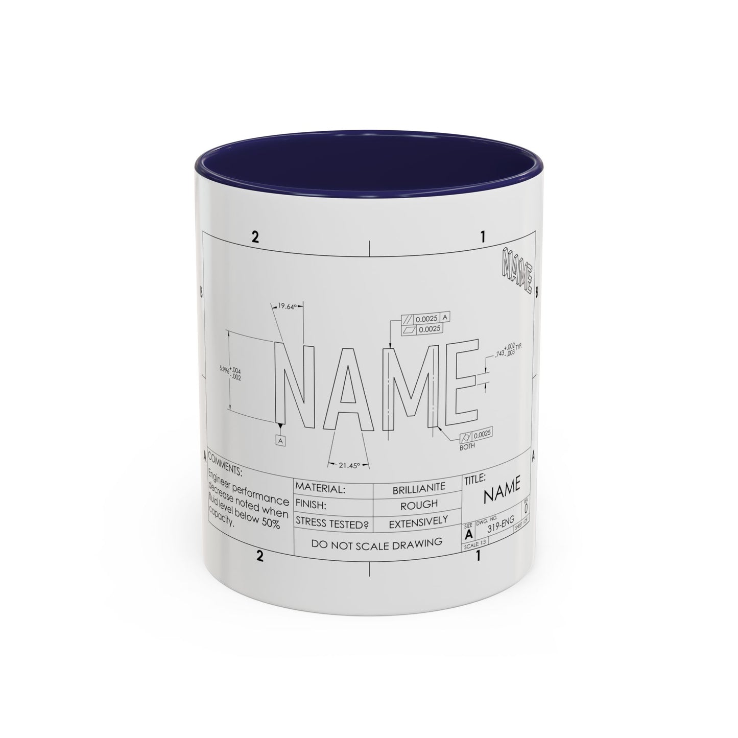 Personalized Engineering Coffee Mug