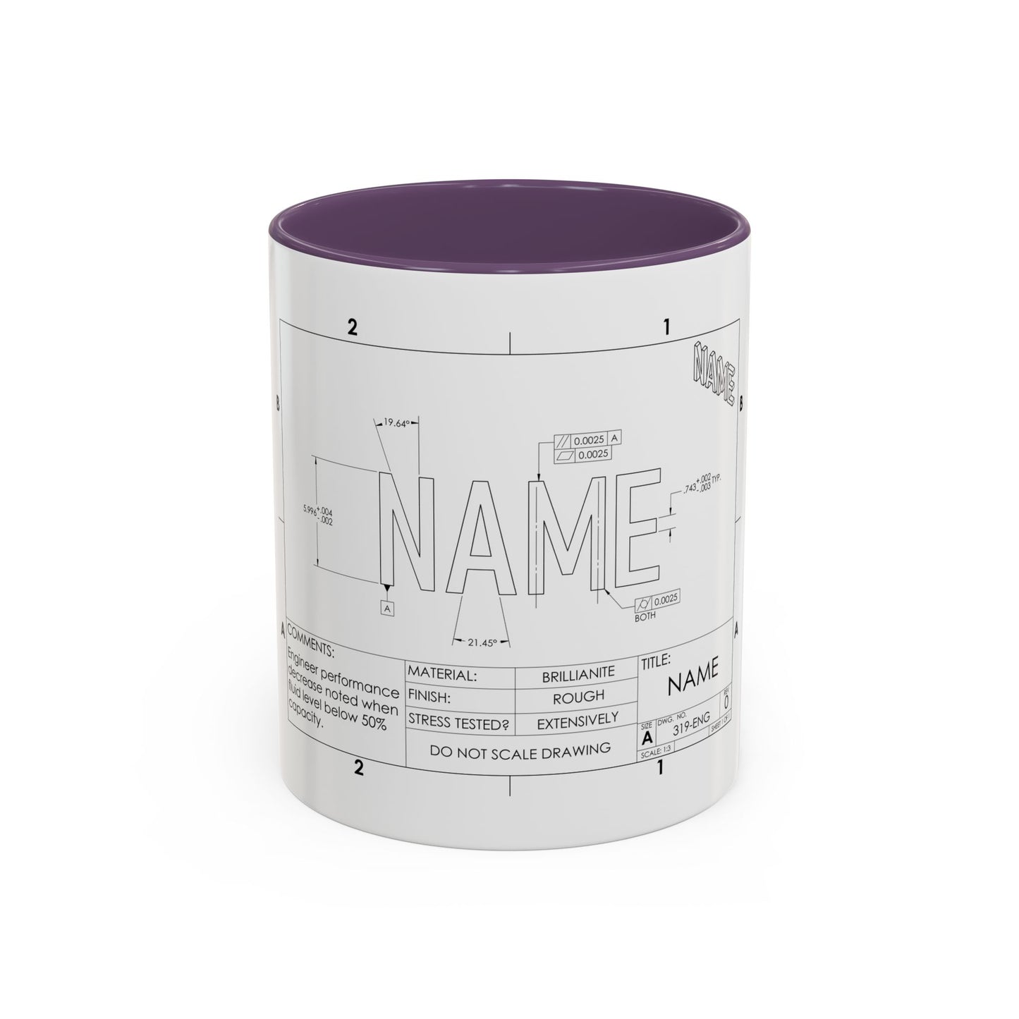 Personalized Engineering Coffee Mug