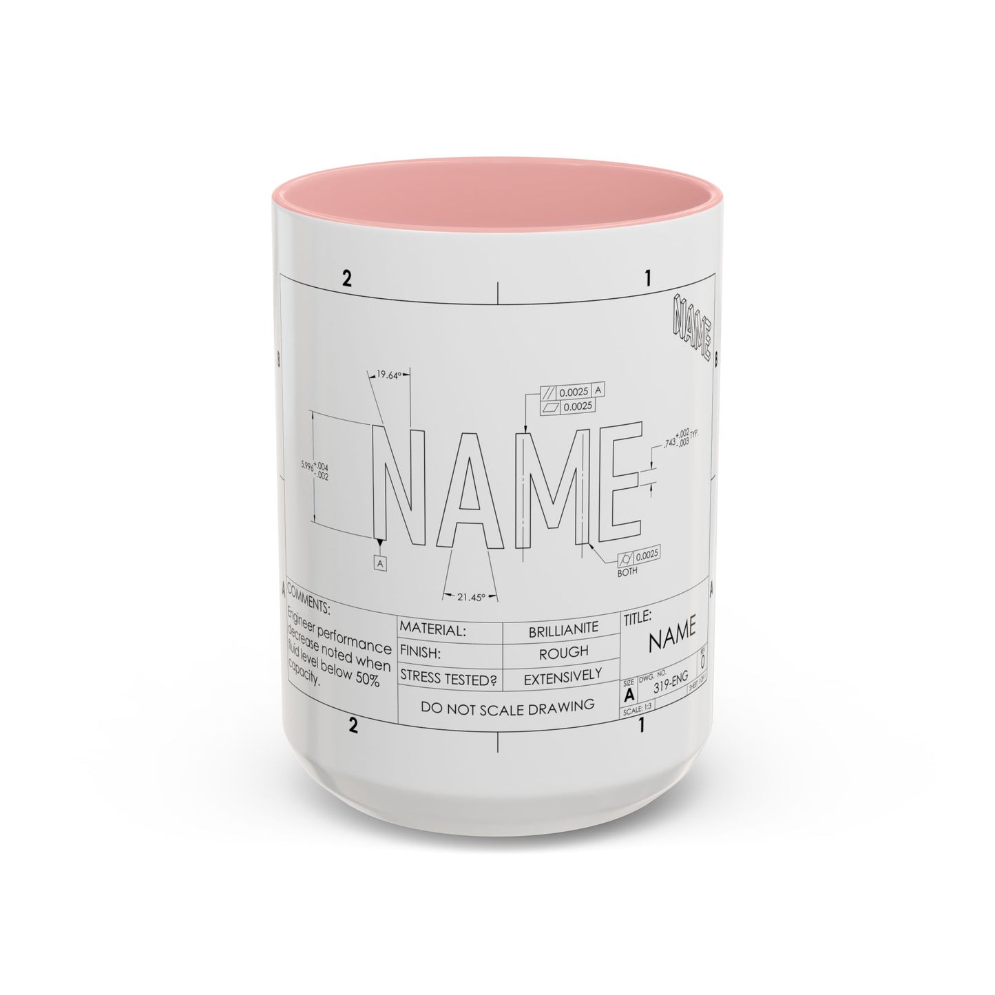 Personalized Engineering Coffee Mug