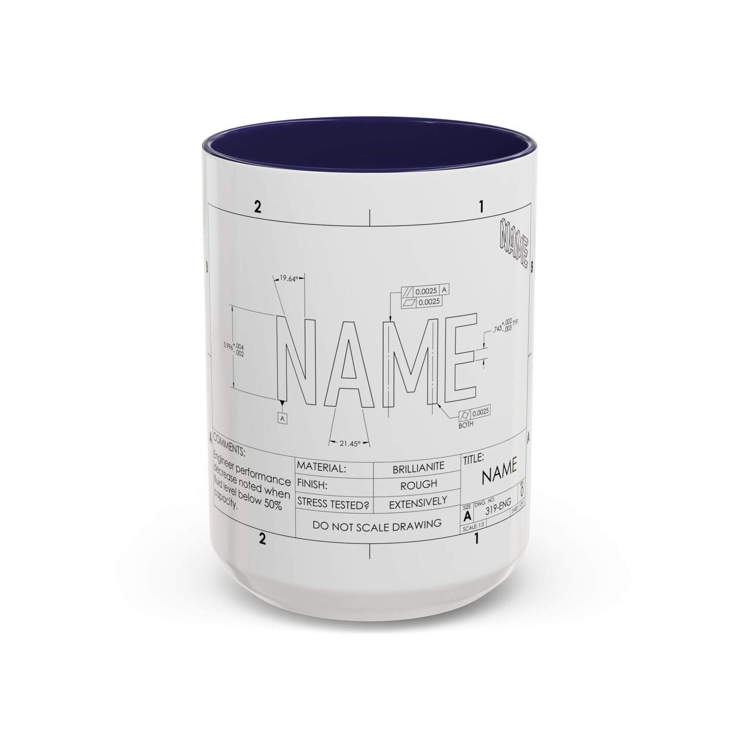 Personalized Engineering Coffee Mug