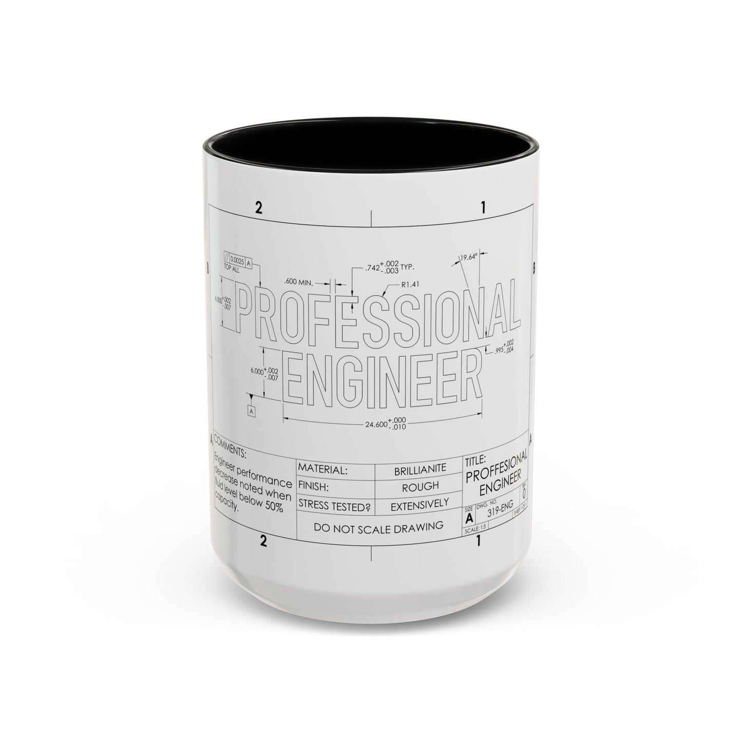 Pre-Made Professional Engineering Coffee Mugs